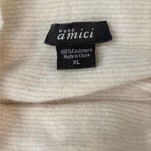 Women's Cream Cashmere Sweater